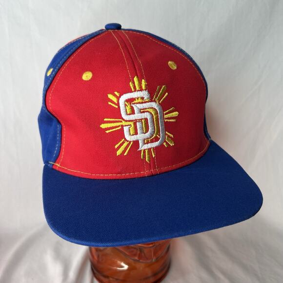 RARE 2017 SAN DIEGO PADRES FILIPINO HERITAGE THEME BASEBALL SNAPBACK CAP - Picture 1 of 6